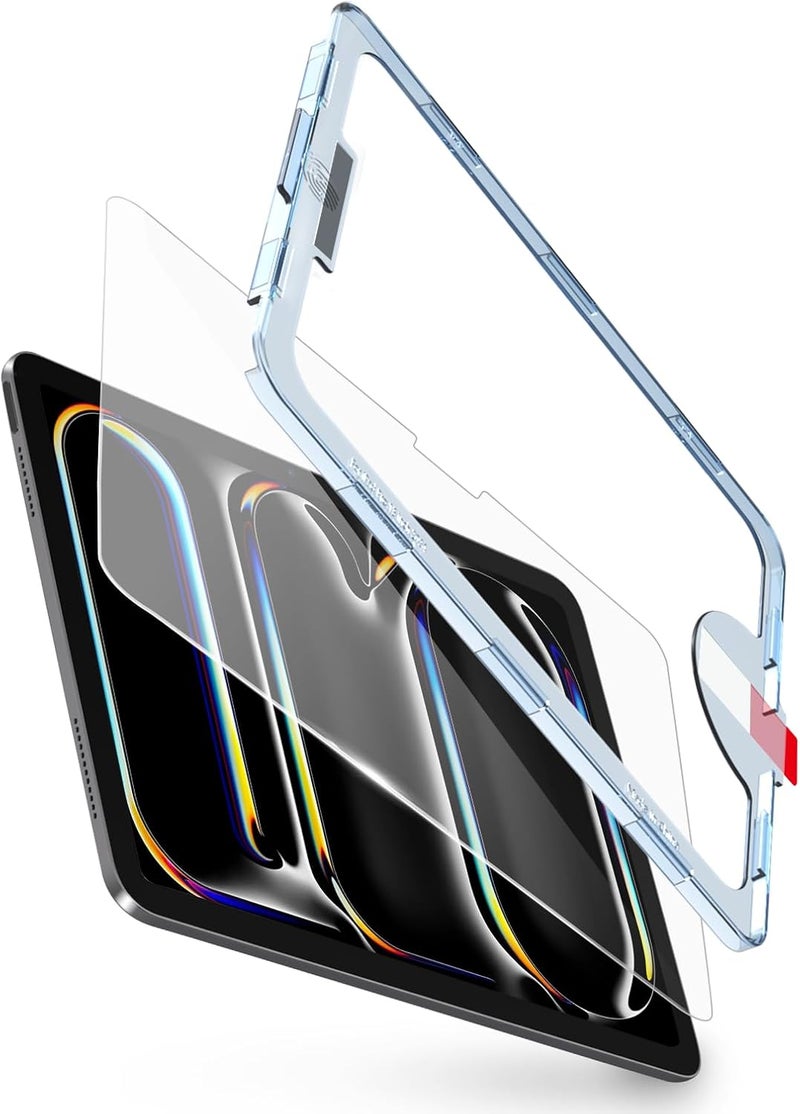 bersem Screen Protector Compatible with iPad Pro 11 Inch M5 2025 / M4 2024, Tempered Glass, Ultra Clear, Anti-Scratch, Case Friendly, EZ Kit, 1 Pack - Image 1